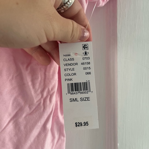 Pacsun Pink Off-Shoulder Women's Top - Picture 4 of 4